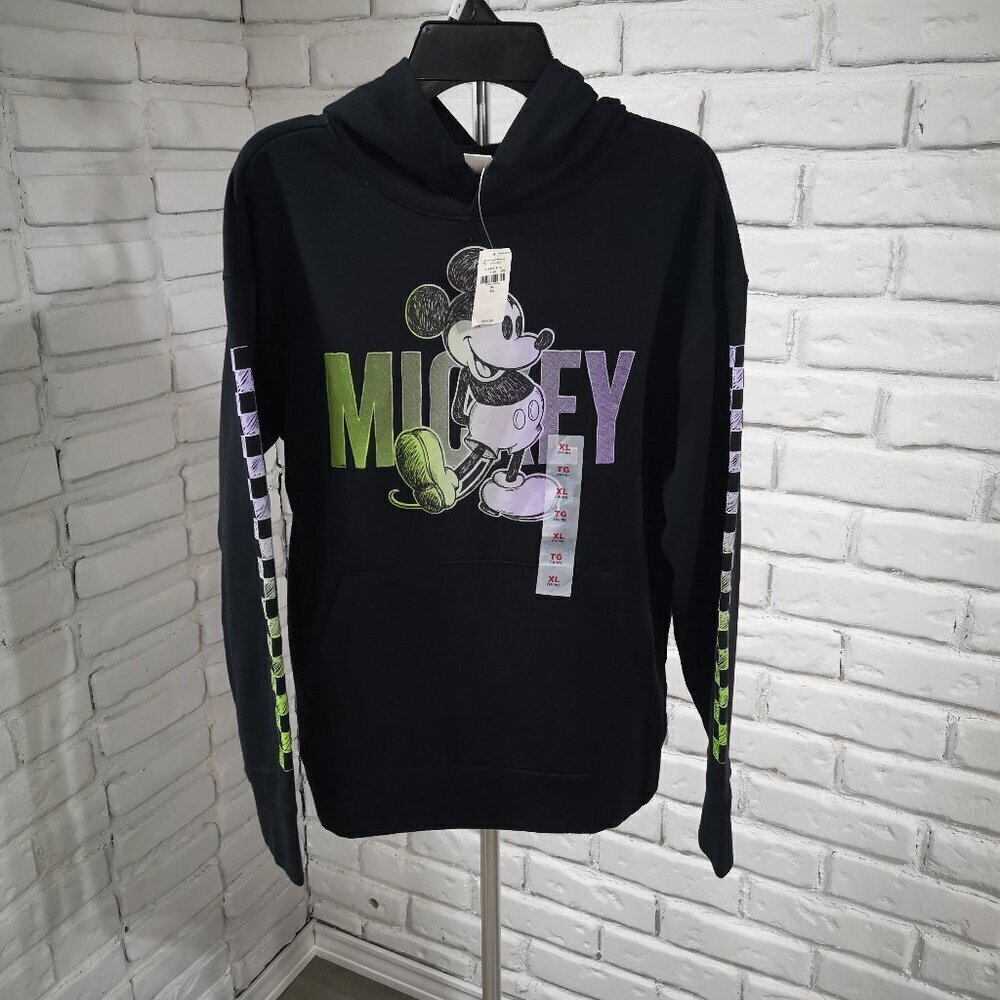 NWT Old Navy Disney Size XL (14-16) Fleece Lined Kids Mickey Hoodie